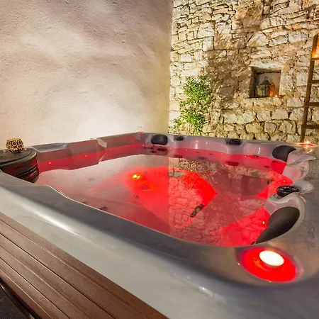 Casa Mario-Charming Stone House With Jacuzzi Villa Svetvincenat Exterior photo